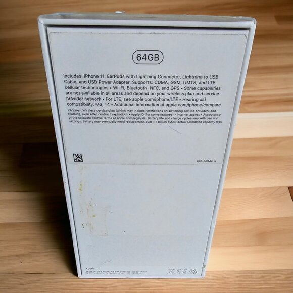 APPLE iPhone 11 White 64GB BOX ONLY - Picture 2 of 2